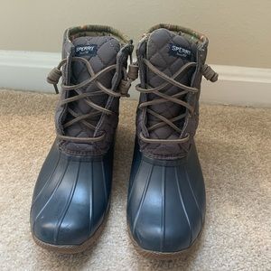 Sperry Saltwater Quilted Waterproof Duck Boots